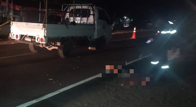 Atropellado en carretera a San Luis La Herradura, desvío Las Isletas, La Paz 25-04-2024