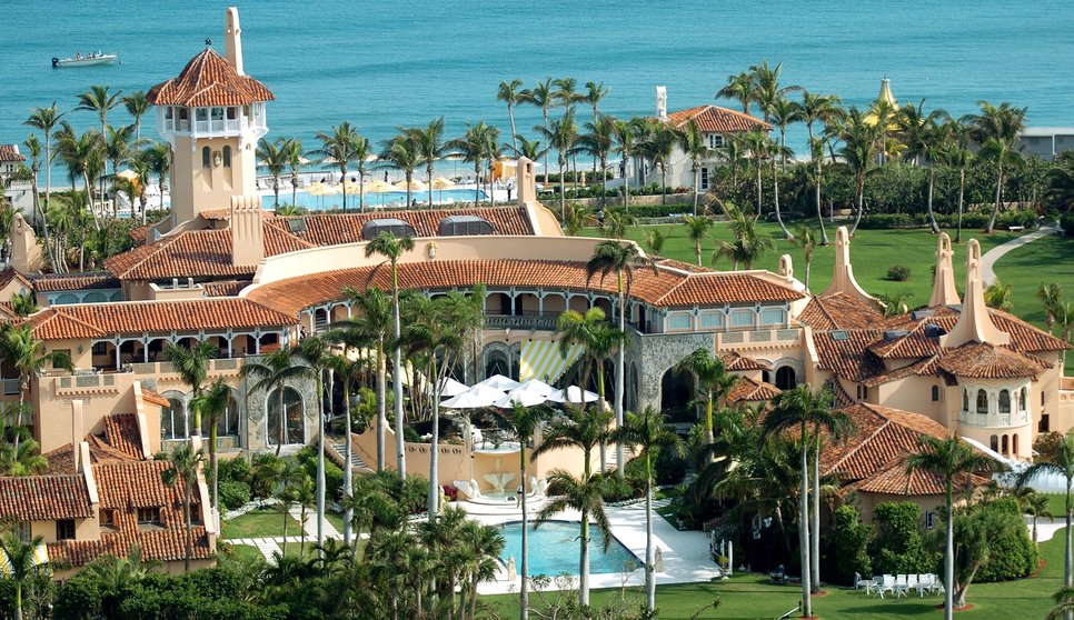 Mar-a-Lago, el lujoso club de playa de Donald Trump en Florida