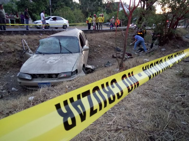 Accidente carretera a Comalapa