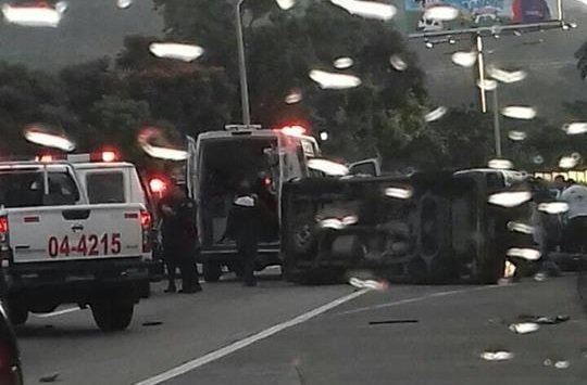 Accidente en Monseñor Romero