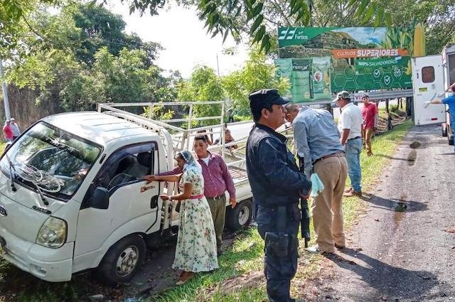 Hombre fallecido accidente km 29.5 Panamericana Cuscatlán 30-05-2024