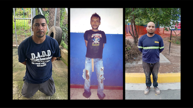José Santiago Alfaro Montes, Arnulfo Segovia Chicas y Samuel Iván Rivas Rivas, homicidio