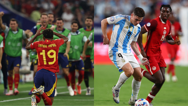 España y Argentina final EURO y Copa América