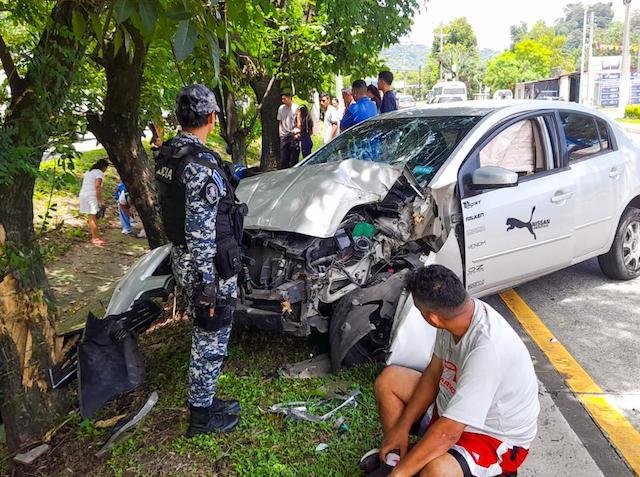 Joven 17 años atropellada en km 12 Comalapa 31-07-2024