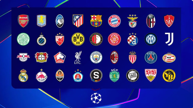 Champions League 24:25 clasificados