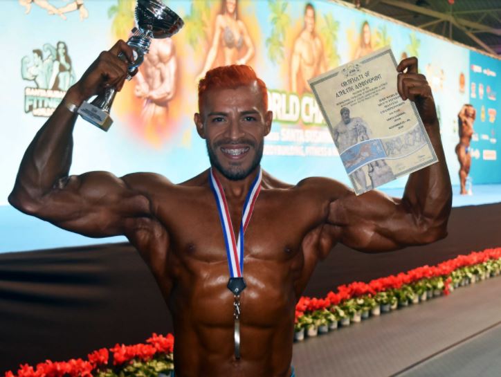 FOTOS Yuri Rodríguez gana medalla de plata en Copa del Mundo de Fisicoculturismo